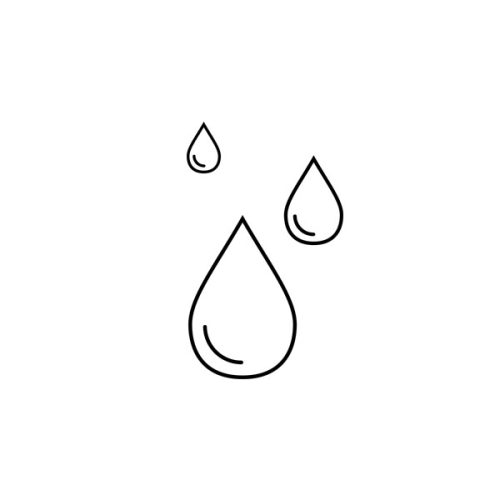 Falling drops icon